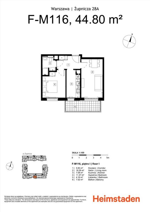 Praga Płd I 2 pokoje| Balkon | Umeblowane | 0% PROWIZJI