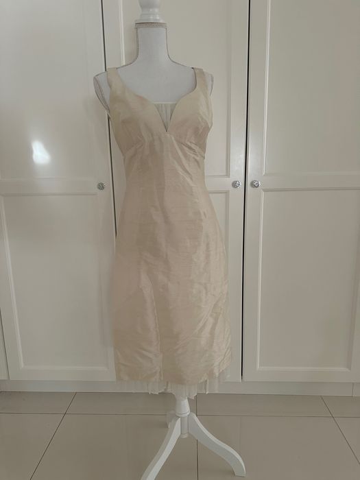 Sukienka jedwabna koktailowa, Deni Cler. Rozm S.