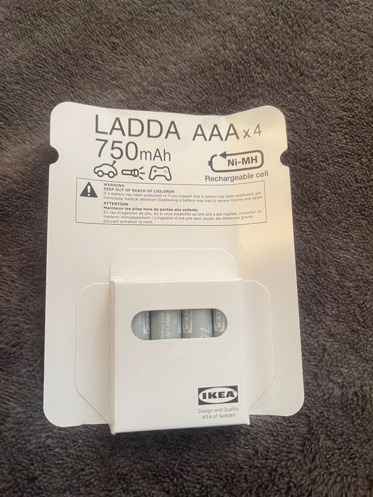 Акумуляторна батарейка HR03 AAA 1,2V, 750 mAh , HR06 AA 1,2V, 2450 mAh