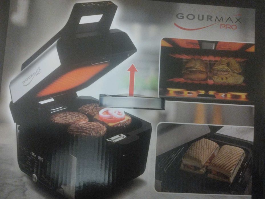 Grelhador GourMax Pro, nunca usado