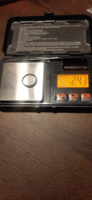 złoty pierscionek 585 2.42 gr