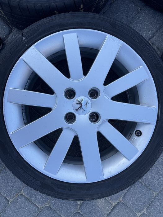 Felgi17 4x108 oryg Peugeot opona lato 7mm 2020r kpl