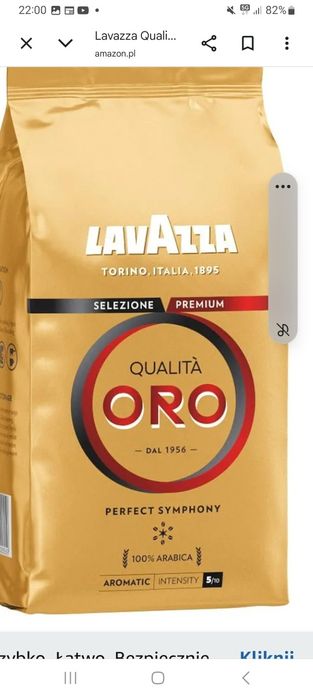 Kawa ziarnista lavazza oro