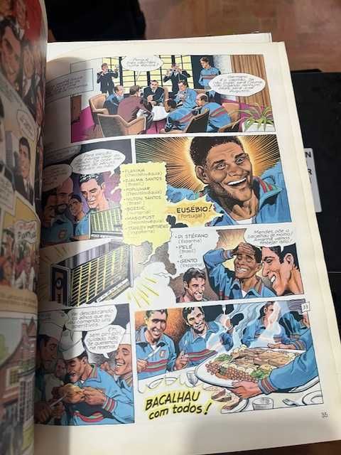 banda desenhada biográfica intitulada "Eusébio: Pantera Negra"