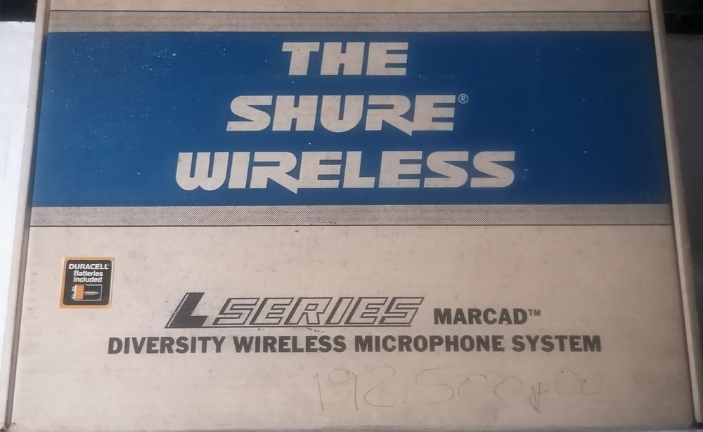 Head set shure 2 sistemas