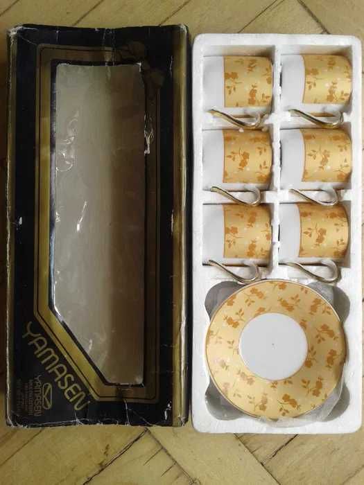 новый кофейный сервиз Yamasen из тонкого фарфора в коробке