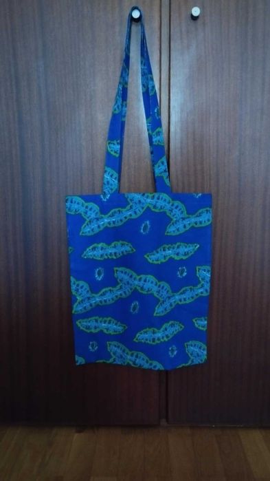 Saco de pano de capulana africana