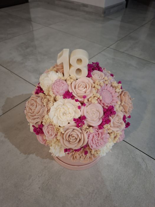 Flower Box ze świeczek sojowych na zamowienie