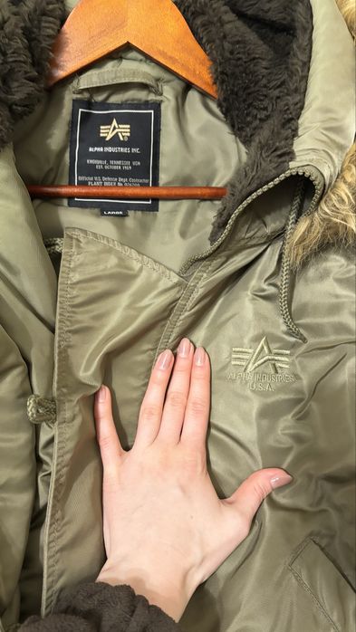 Куртка alpha industries хакі