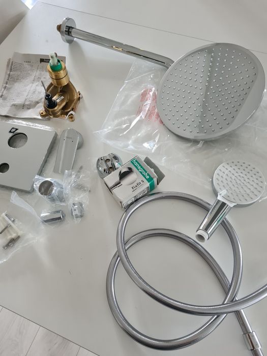 Komplet podtynkowy Hansgrohe chrom