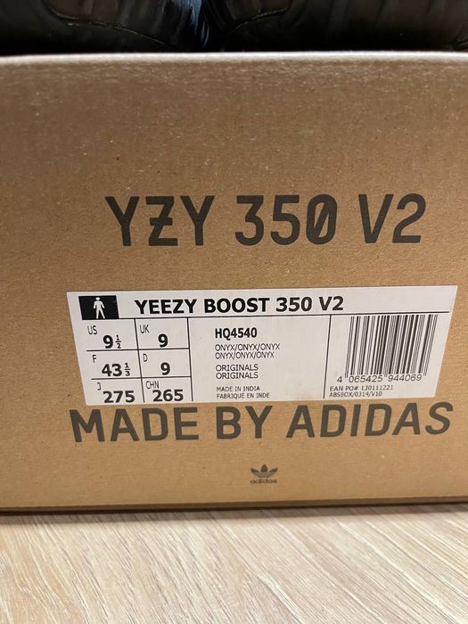 adidas Yeezy boost 350 v2 onyx 43 white zebra bone carbon black belug