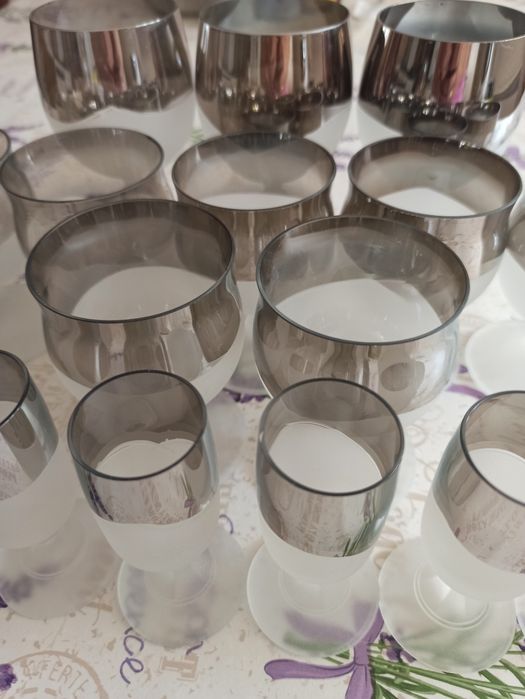 Szkło kieliszki Prl