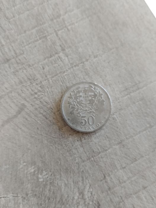 Moeda de 50 centavos 1930 alpaca