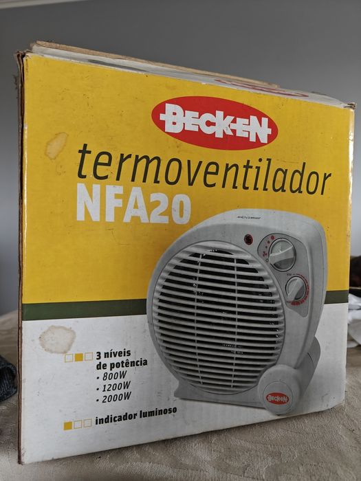 Aquecedor termo ventilador Becken NFA20, usado