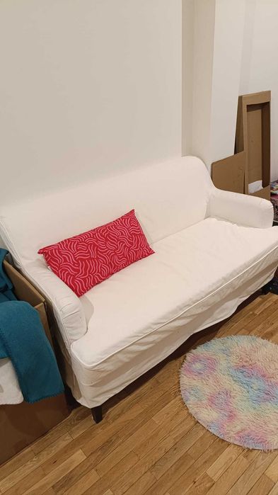 Sofá 2 lugares, ROCKSJÖN (IKEA) Blekinge branco