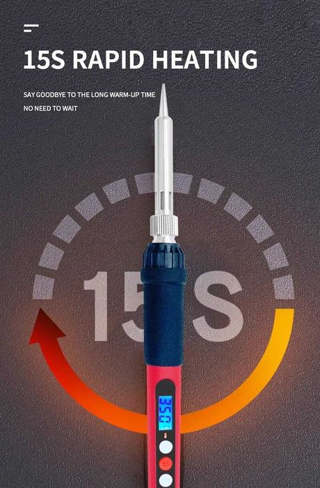 Паяльний набір 80вт паяльник Lefavor 936R LF936 80w набір для пайки