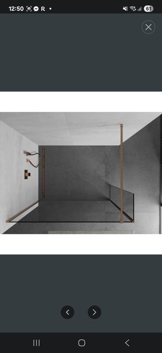 Ścianka prysznicowa walk-in