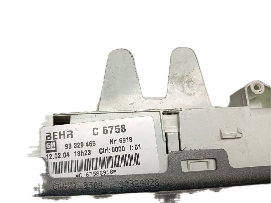 Comando chauffage / sofagem OPEL Meriva A