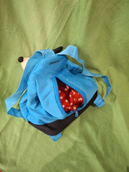 Mochila do Mickey com avental, touca e luva da mini