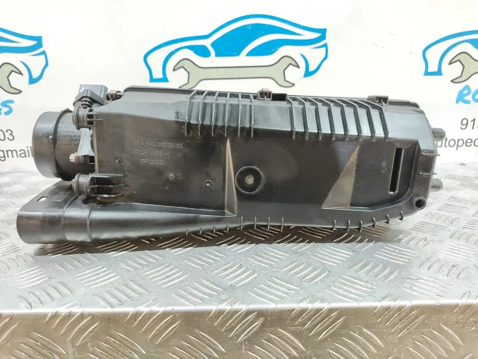 Caixa de filtro de ar Mercedes com medidor de massa de ar Bosch