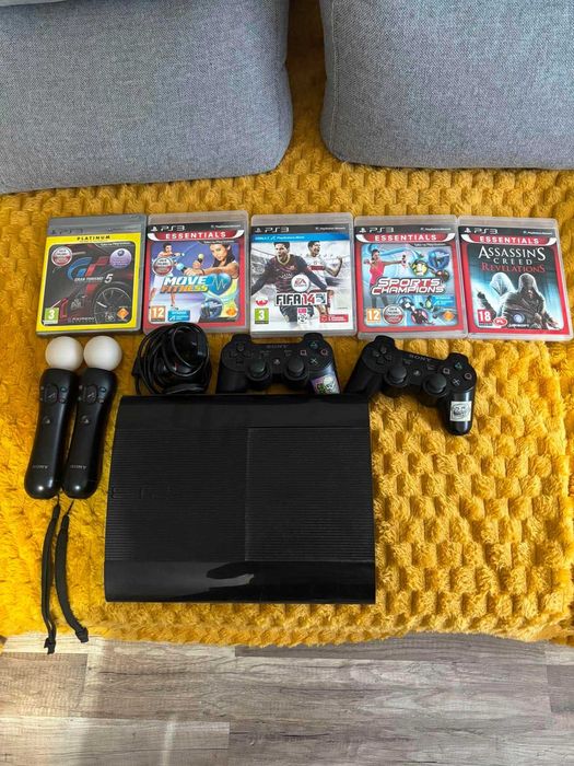 Sony PlayStation 3 Slim+move+gry