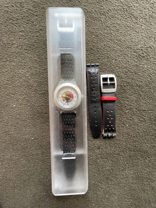 Relógio Swatch automático Diaphane Iberian Lodge SVDK4003