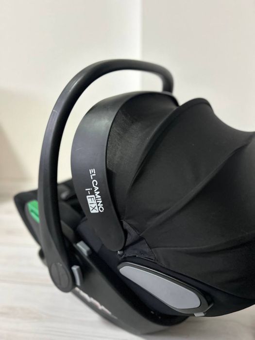 Автокрісло + 2 адаптери  El Camino i-FIX ME 1110 Moon Black