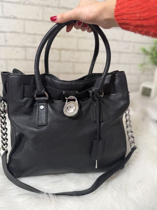 torebka Michael Kors MK Hamilton skóra naturalna