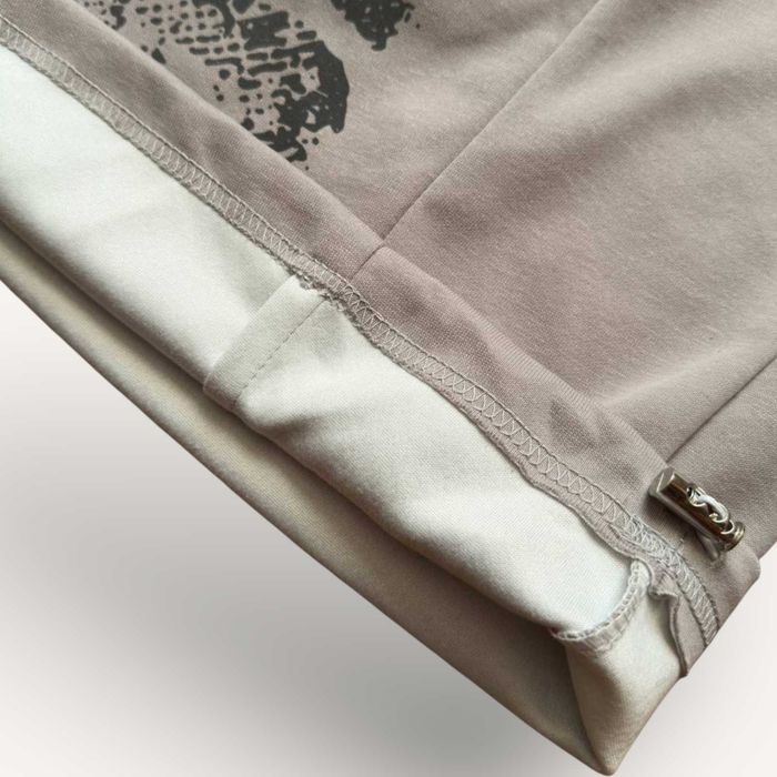 Сучасні стильні широкі штани сірі з написом oversize sweatpants