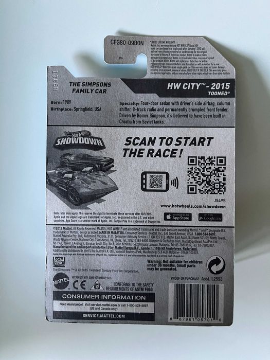 Hot Wheels The Simpsons