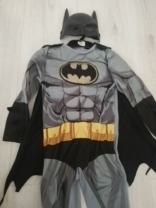 Fantasia Batman com máscara 5 - 6 anos