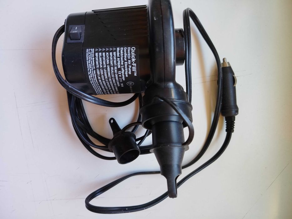 Bomba de encher elétrica p/ adaptador para carro