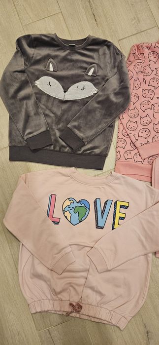 Bluzy dziewczęce Sinsay, pepco rozm. 122-134