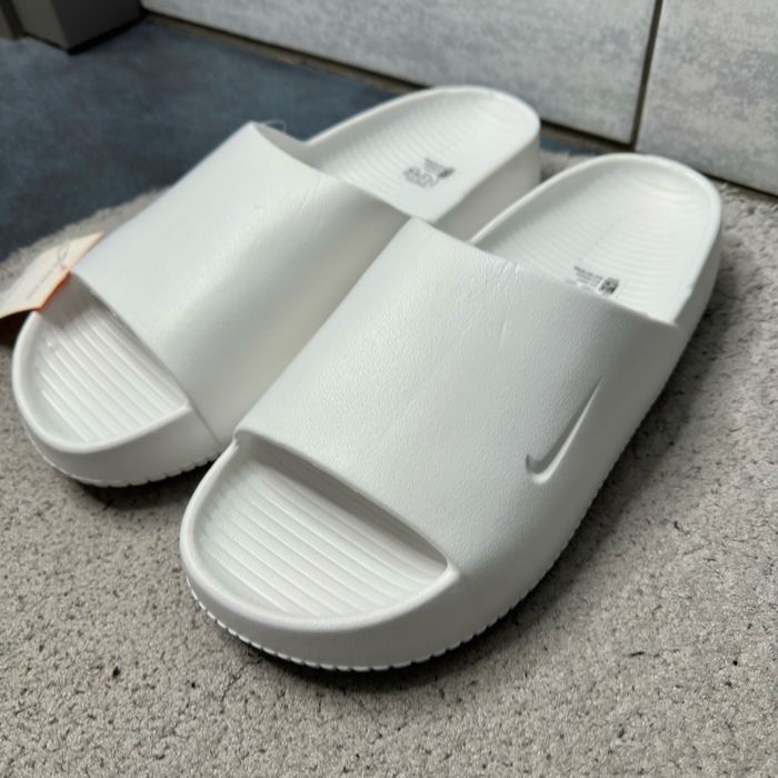 Тапки Nike Calm Slide White / Всі розміри