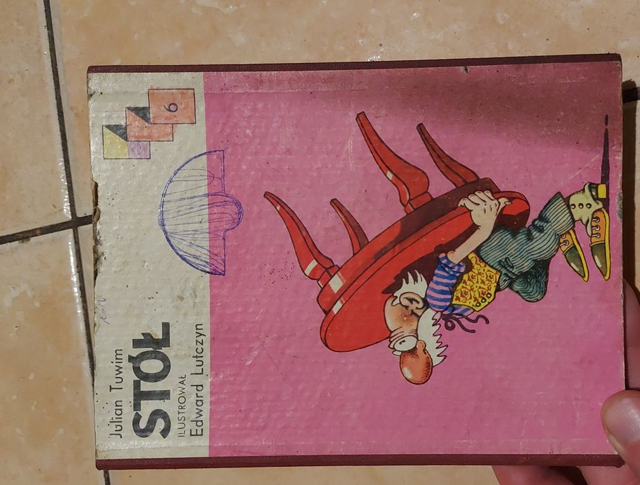 Książka harmonijka STÓŁ Tuwim i Lutczyn 1987 PRL