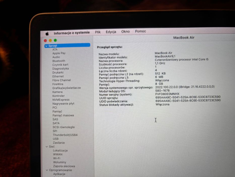 MacBook Air 13” 2020