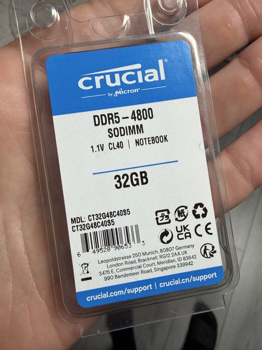 ddr5 4800 32gb - купити комп'ютери та комплектуючі - Ціна на OLX.ua
