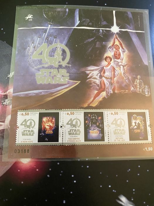 Carteira Temática CTT Star Wars 40 Anos (Edição Limitada)