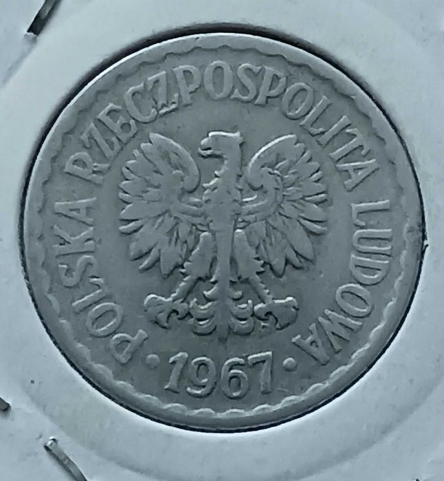 1 Złoty 1967 r. - nr. 3 - najniższy nakład- Super