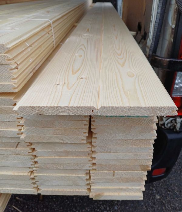 Szalówka deska elewacyjna podłogowa tarasowa półbal boazeria podbitka