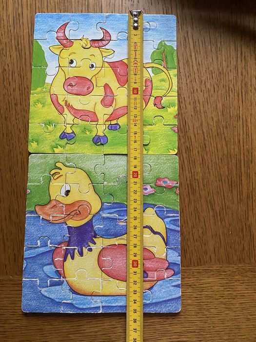 Puzzle drewniane 2 sztuki