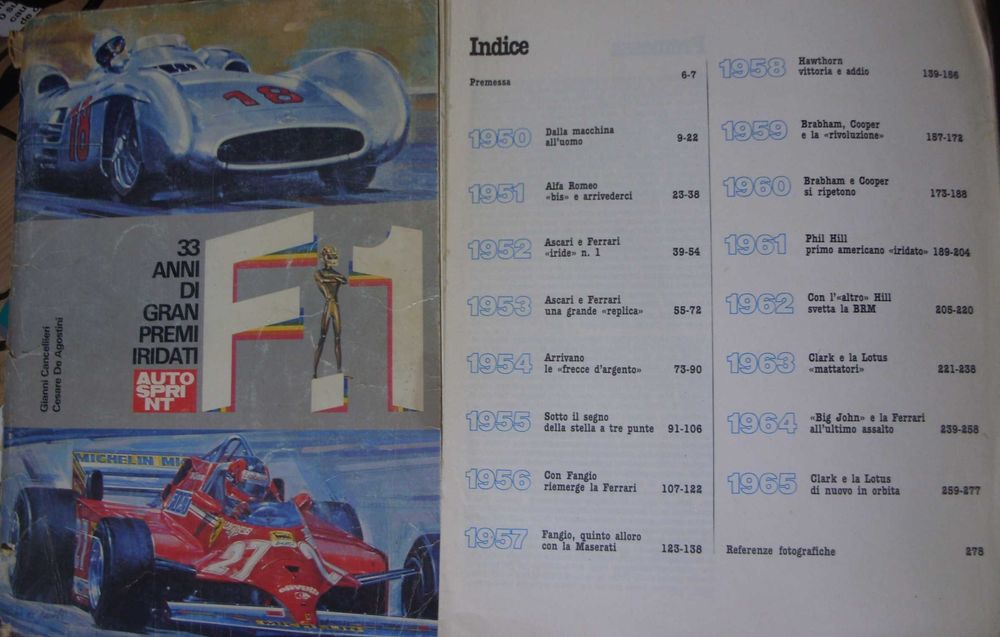 Vendo conjunto de livros e revistas de F1