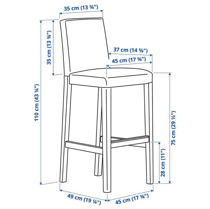 Mesa de jantar alta e 4 cadeiras IKEA