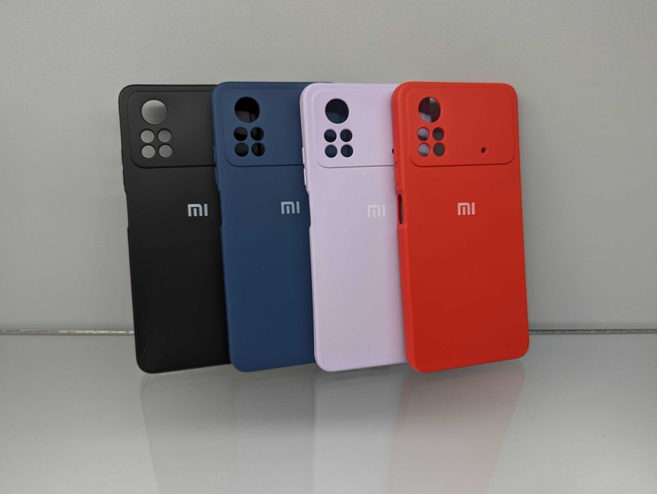 Противоударный чехол Poco X4 pro 5g soft touch с кольцом Чохол