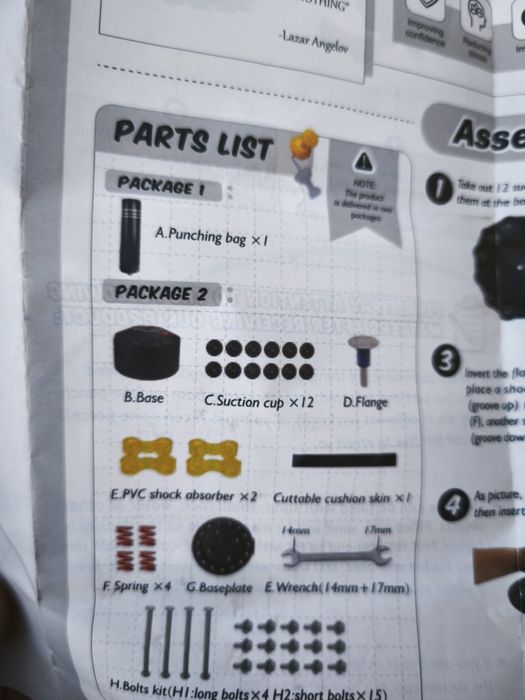 Base suporte saco pancada