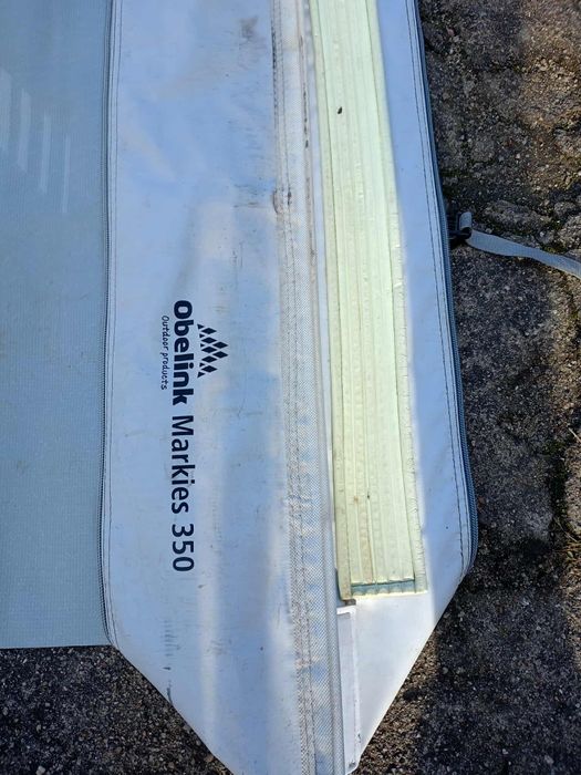 Markiza zadaszenie jak przedsionek ręczna ,workowa firmowa 350 cm 3.5