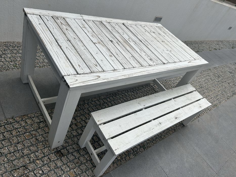 Mesa jardim madeira