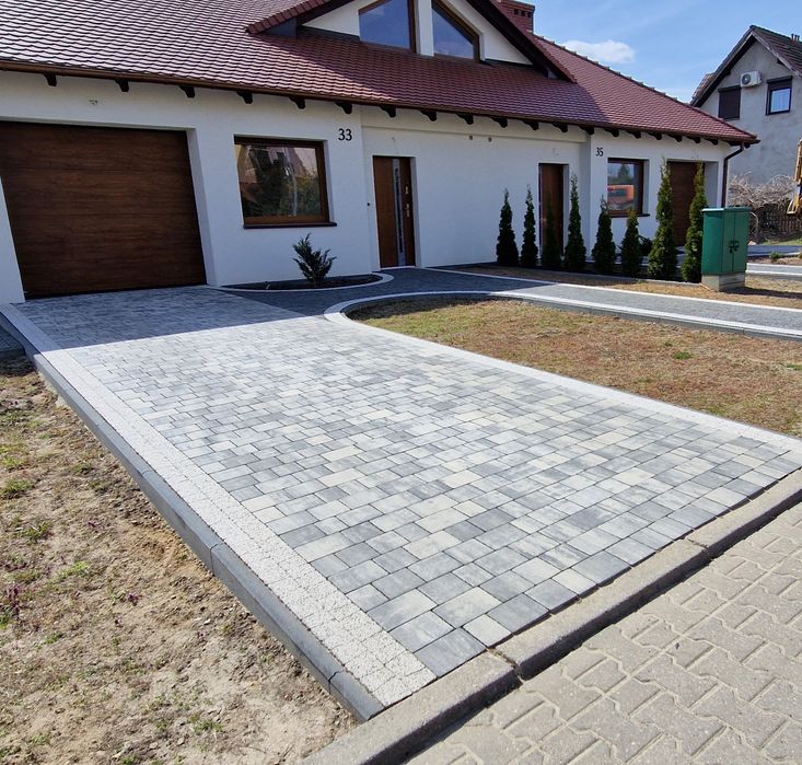 UKŁADANIE KOSTKI BRUKOWEJ *** schody *** tarasy *** mała architektura