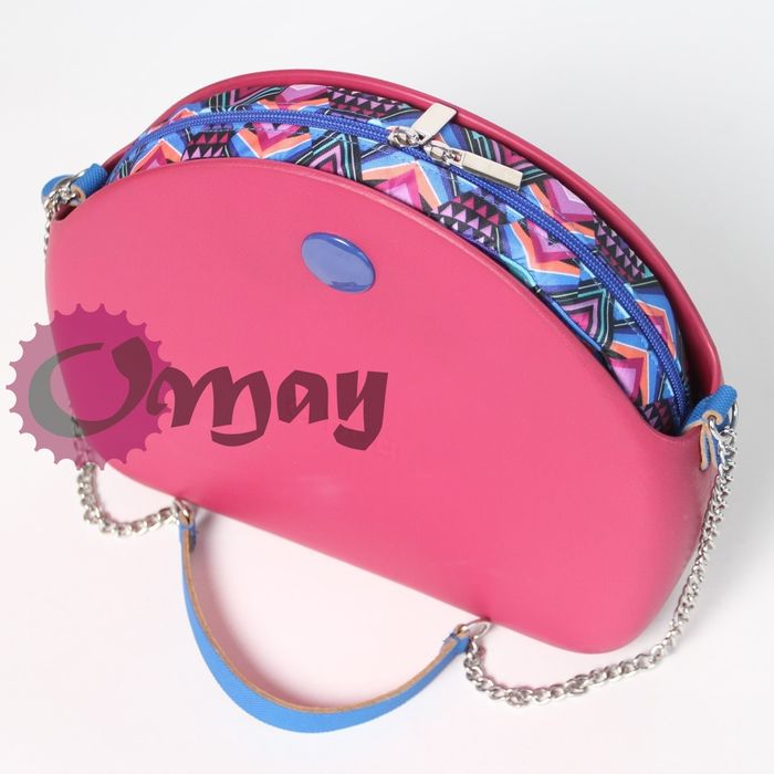 Niebieski organizer do OBAG MOON LIGHT mozaika chaber 2 kieszenie OMAY