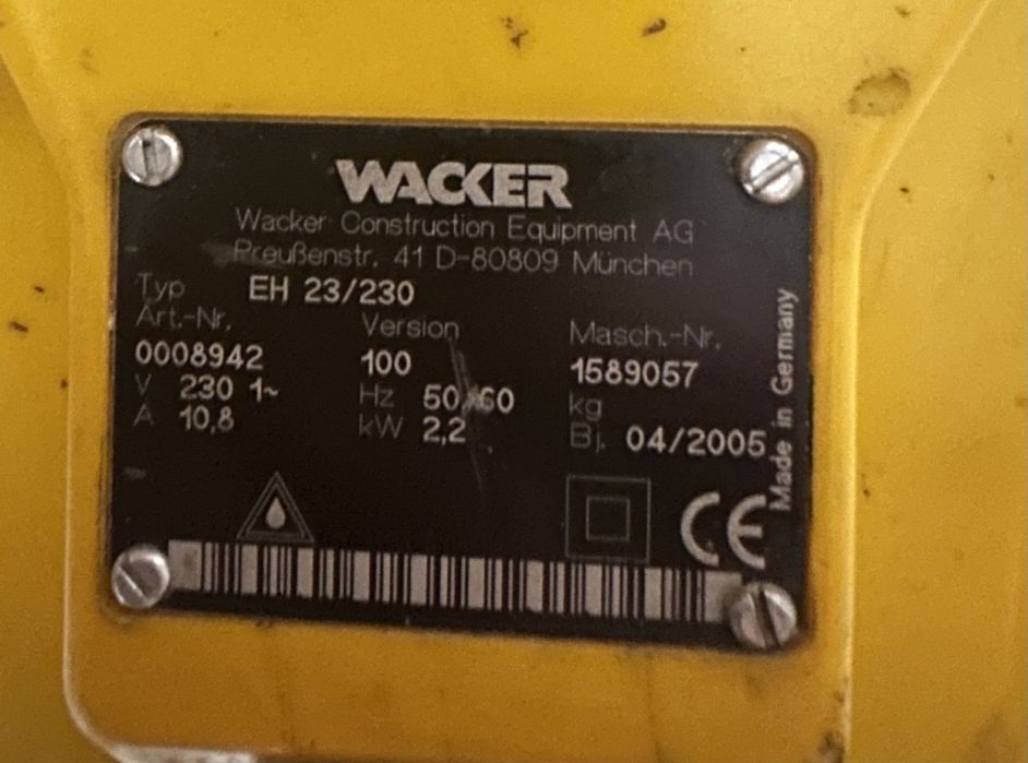 Martelo demolidor Wacker